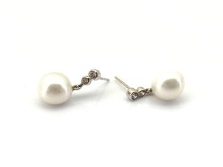E1779432-4	Pendientes Oro 18k Con Circonita, Perla