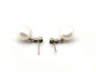 E1779432-4	Pendientes Oro 18k Con Circonita, Perla