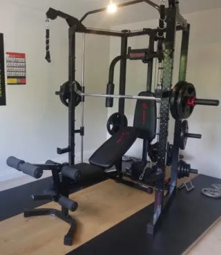 Multipower Marcy Pro + Banco + Pesas
