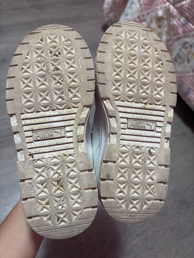 Zapatillas Puma Niña Blancas