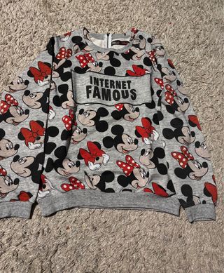 Sudadera Disney Mickey Minnie Internet Famous