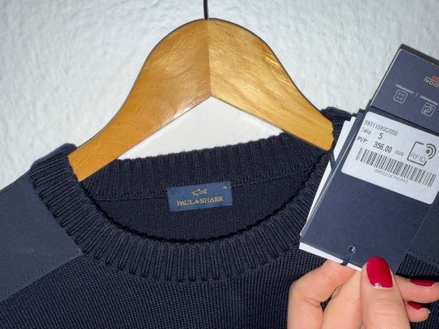 Jersey Paul & Shark XL Negro