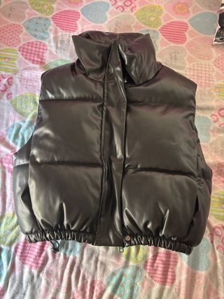 Chaleco de cuero para mujer