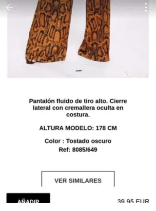 Zara Chaqueta Larga Estampado Serpiente