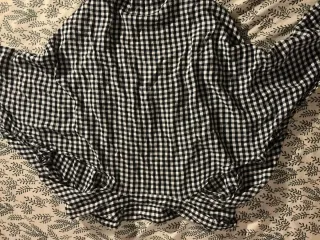 Camisa cuadros blanco y negro