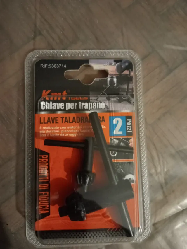 Chiave per mandrino trapano (2 pezzi)