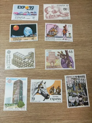 Lote 23 sellos España 1987