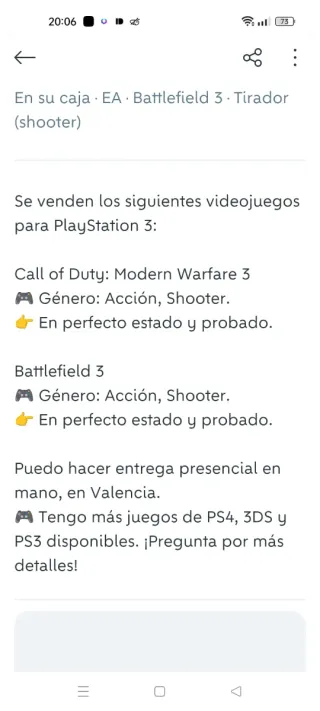 2 Juegos PS3: Battlefield 3 y Call of Duty MW3