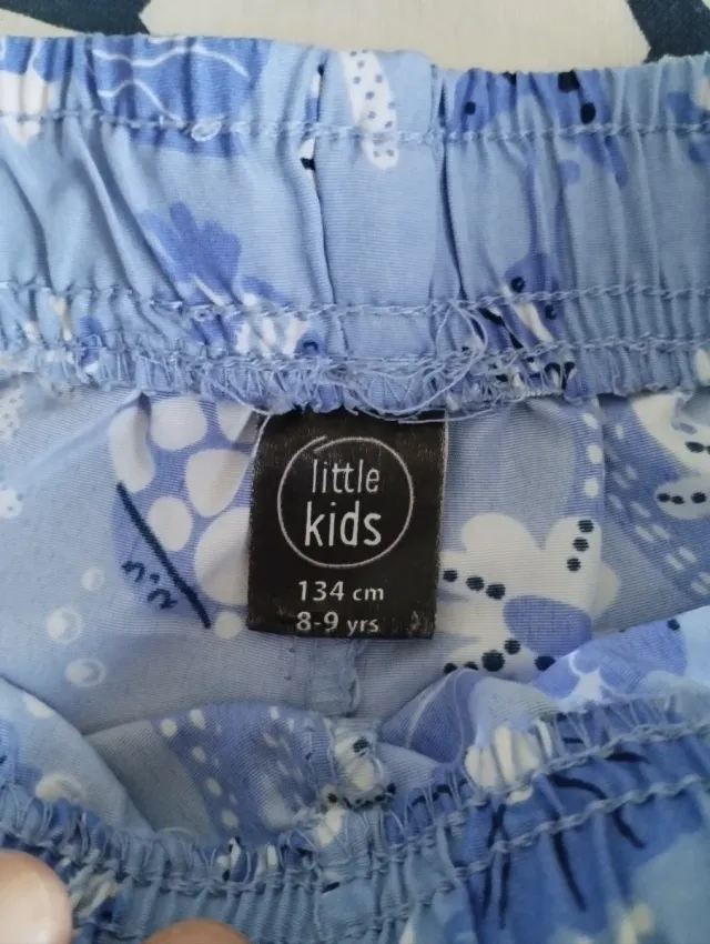 Shorts niña 8-9 años estampado marino