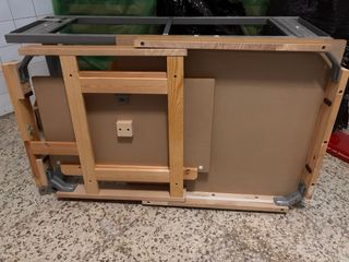 Mesa extensible Ikea Ekedalen madera y metal