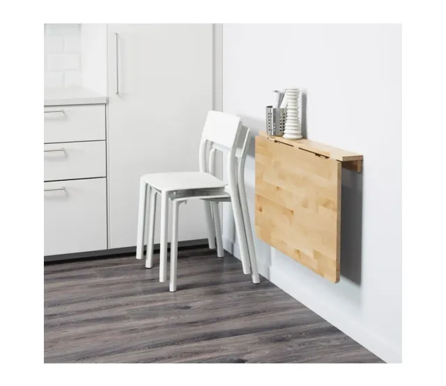 Mesa plegable NORBO IKEA madera 79x59