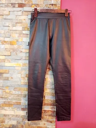 Leggings polipiel negros