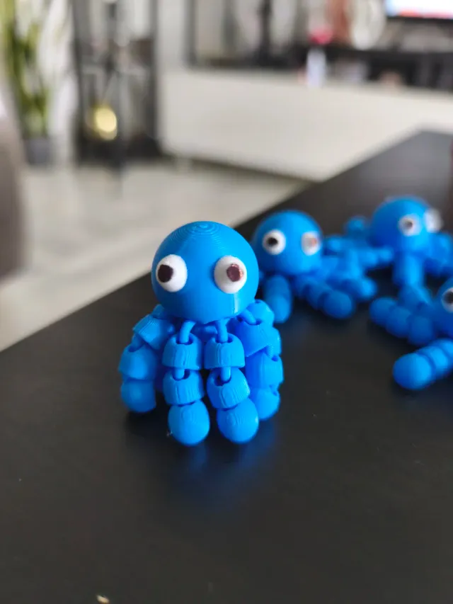 Porta-chaves Pulpitos azul