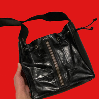 Bolso y2k polipiel negro sin usar
