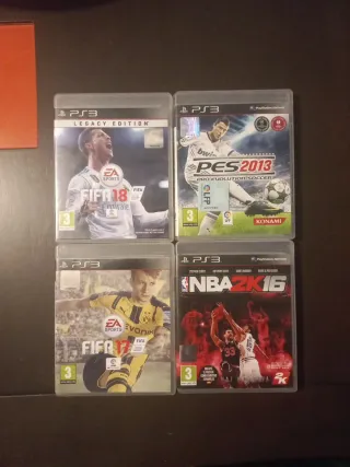 4 Juegos PlayStation 3: FIFA, PES, NBA