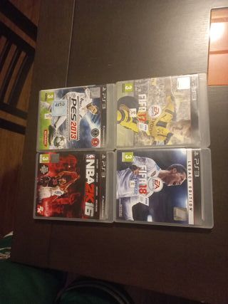 4 Juegos PlayStation 3: FIFA, PES, NBA