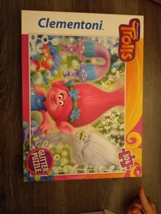 Puzzle Clementoni Trolls Glitter 104 piezas