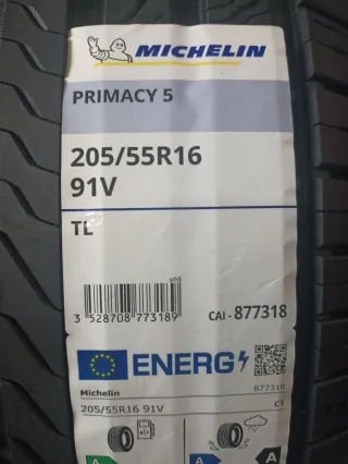 2 Michelin Primacy 5 205/55R16 91V