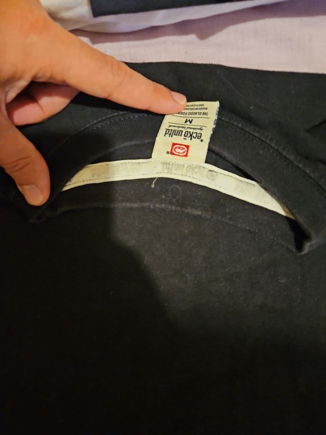 Camiseta Ecko Unltd Negra Estampada