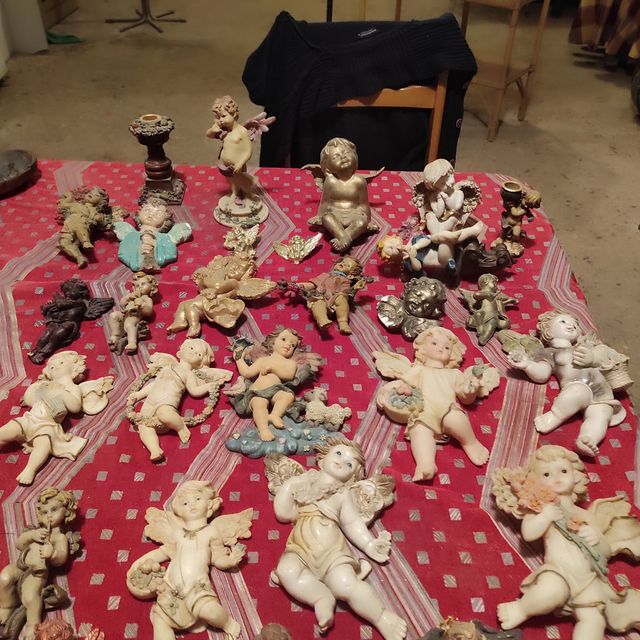 Figuras de ángeles querubines para colgar. 28 piez