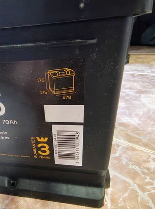 Batería Midas M5 12V 70Ah 640A(EN)