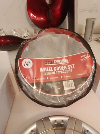 Juego 4 Tapas Cubos Coche 14 Carpriss