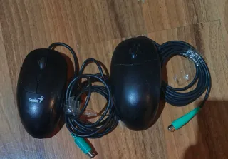 2 Ratónes Genius Negro con Cable