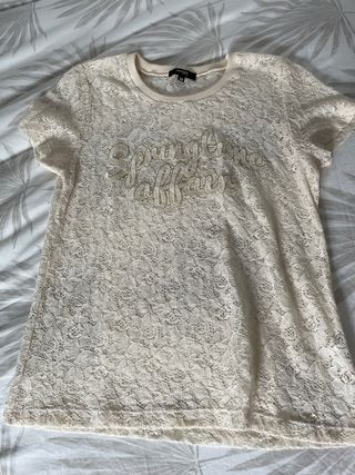 Camisa encaje Bershka Springtime Affairs