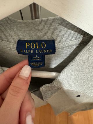 Polo Ralph Lauren Gris Talla S