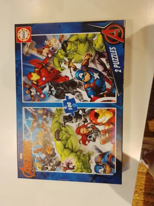 Puzzle Vengadores Educa 2 Puzzles 100 Piezas