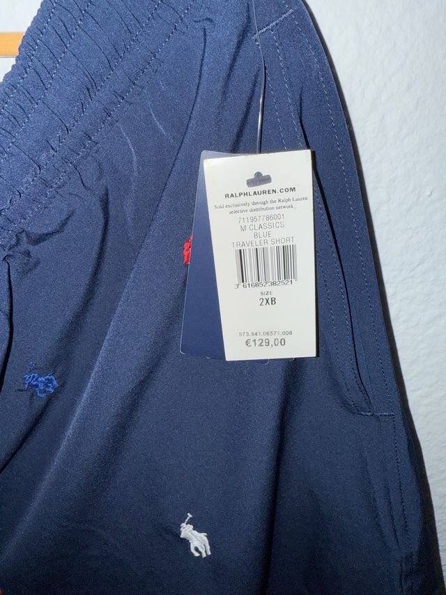 Bañador Polo Ralph Lauren Azul Talla 2XB
