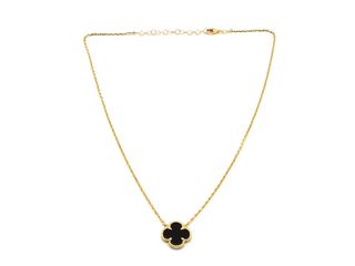 E1784074-21	Gargantilla Oro 18k Con Onix,Malaquita