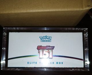 Caixa Protetora Acrílica ETB Pokémon