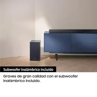 Barra de sonido y subwoofer nuevos