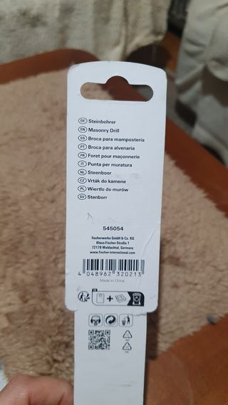 Broca Fischer SDS 12mm x 150mm