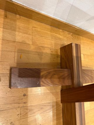 Mesa Comedor Cristal y Madera