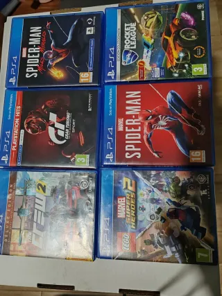 PS4 (PlayStation 4). Colección 6 juegos.
