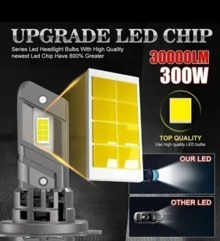 Bombillas LED H7 30000LM Conexión Directa 