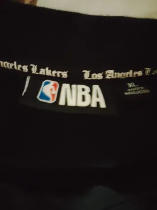 Camiseta Los Angeles Lakers Basketball Negra.