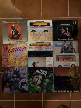 Lote 12 Vinilos Flamenco y Sevillanas