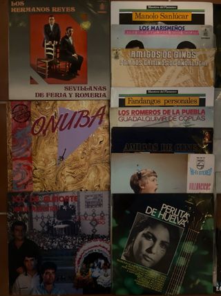 Lote 12 Vinilos Flamenco y Sevillanas