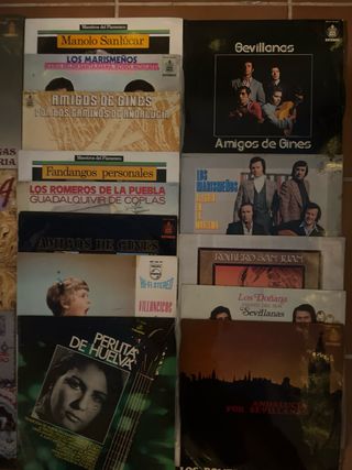 Lote 12 Vinilos Flamenco y Sevillanas