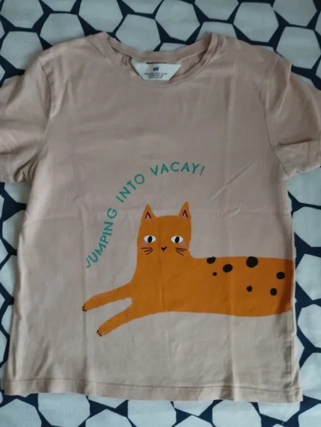 Pack 5 camisetas niña 7-8 años