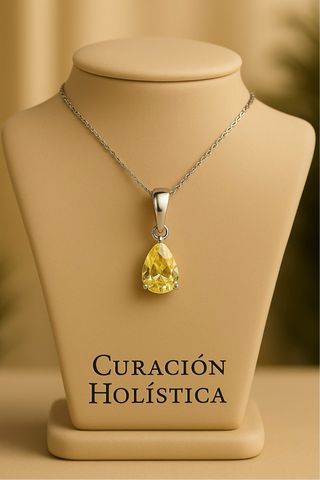 Collar de citrino natural