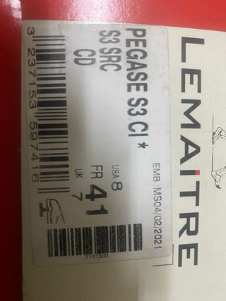 Zapatos de seguridad Lemaitre unisex