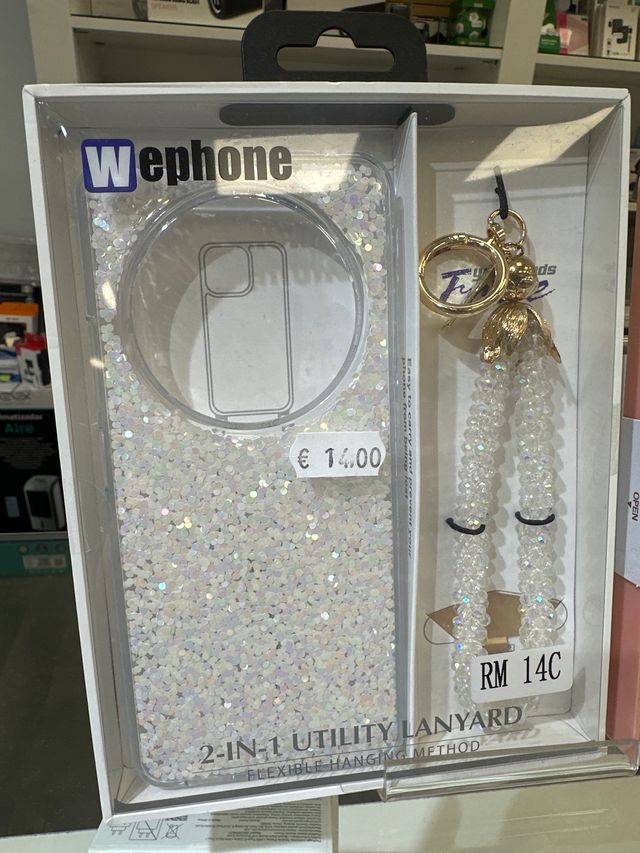 Funda Wephone con Lanyard Brillante