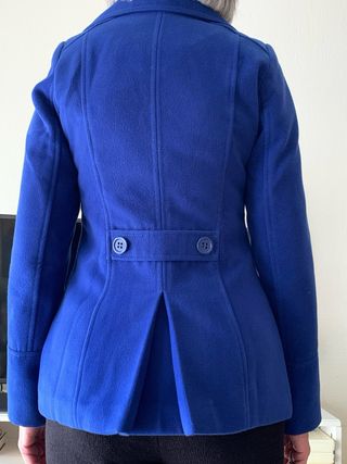 Chaquetón de paño azul