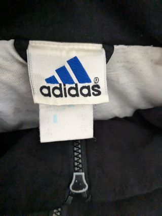 Chaqueta Adidas Vintage 90s Negra y Amarilla
