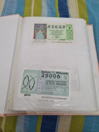 Lotteria nazionale e collezione ONCE