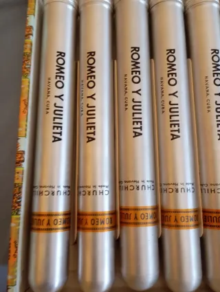 Scatola per sigari Churchill Romeo e Giulietta